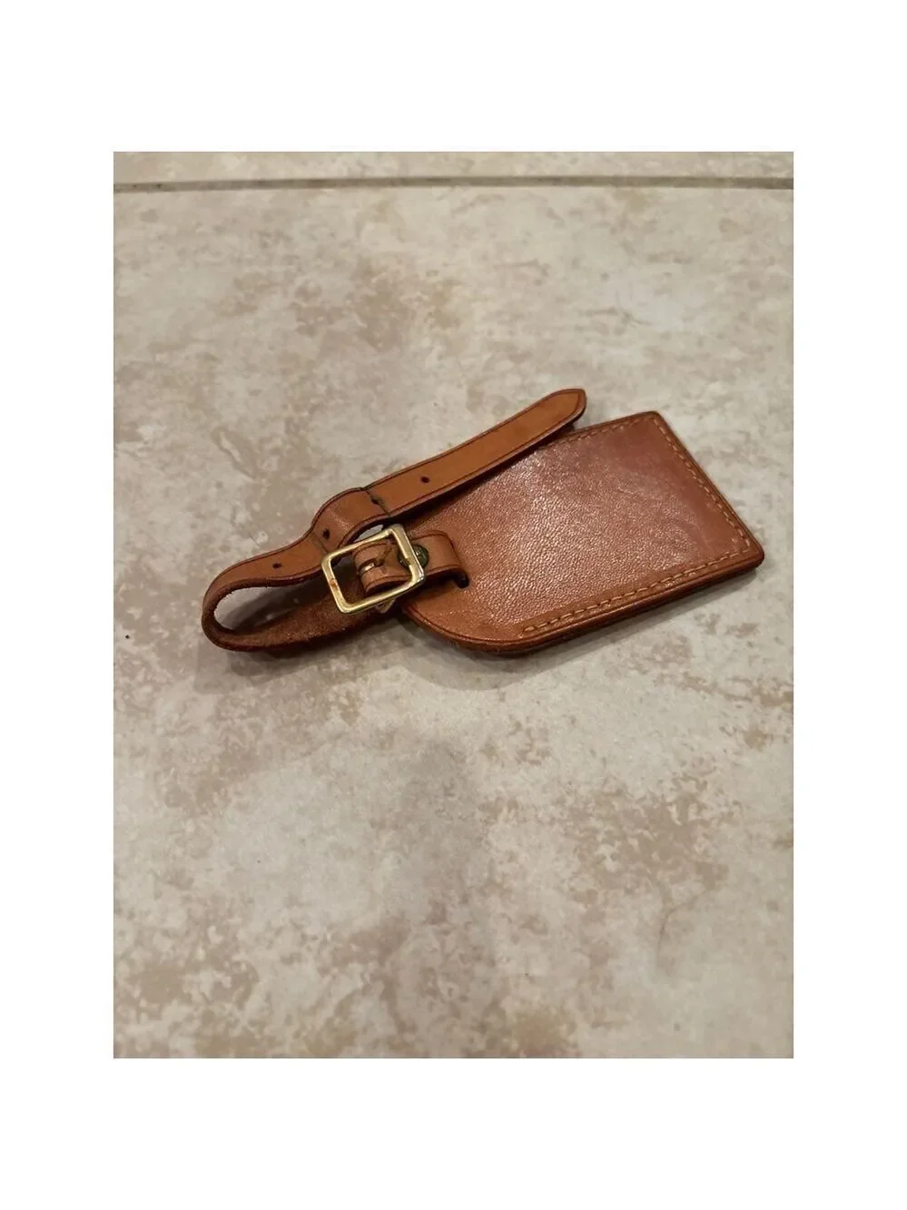 LV luggage tag